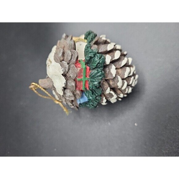 Vintage Christmas Pinecone Animal Ornaments Woodland Set Of 3 - Picture 7 of 7